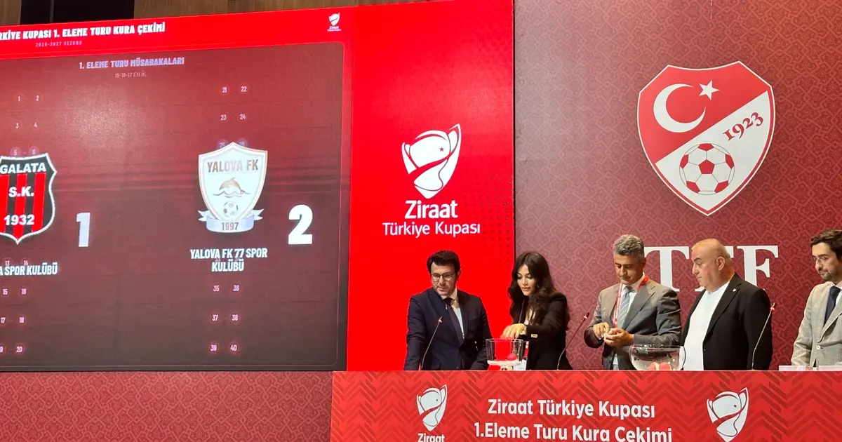 Yalova FK’nın kupadaki rakibi Galata FK oldu