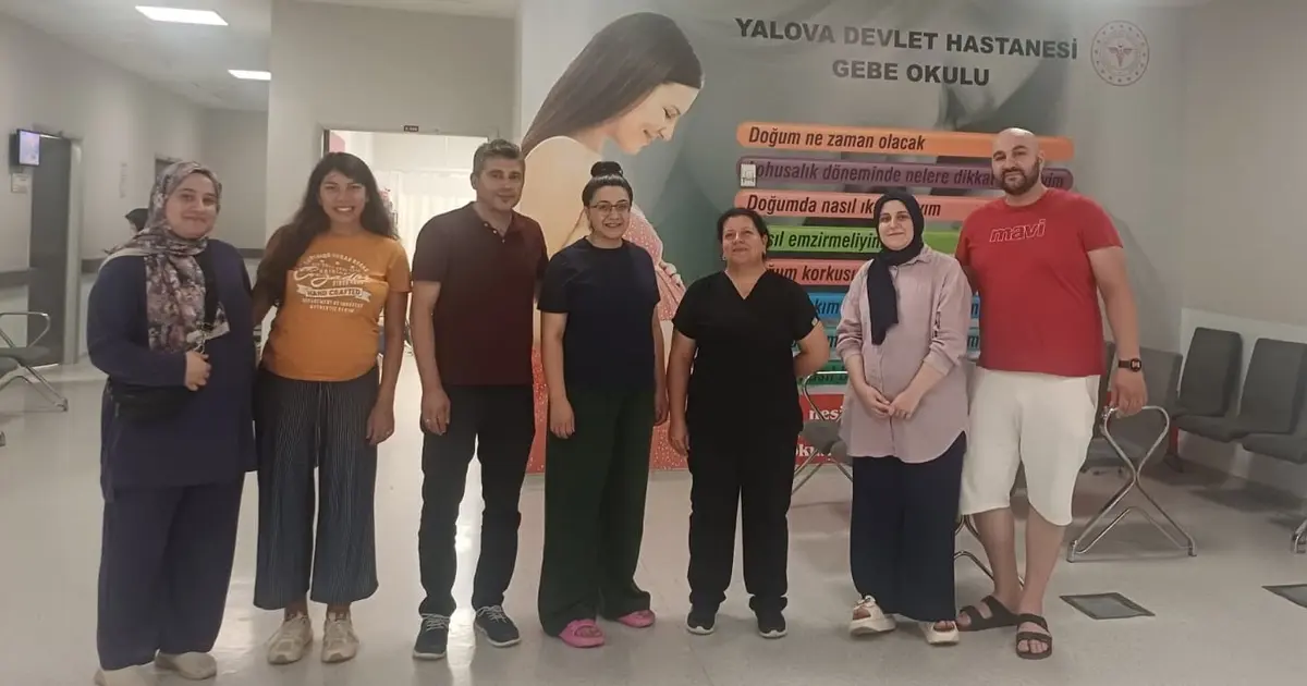 Gebe Okulunda anne ve baba adayları eğitim aldı