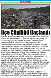 İlçe-Çöplüğü-İlaçlandı