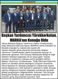 Başkan-Yardımcısı-Yürekkorkutan,-MARKA’nın-Konuğu-Oldu
