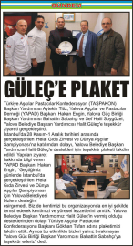 GÜLEÇ’E-PLAKET