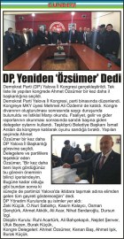 DP,-Yeniden-‘Özsümer’-Dedi