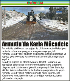 Armutlu’da-Karla-Mücadele