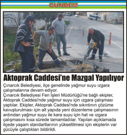 Aktoprak-Caddesi’ne-Mazgal-Yapılıyor