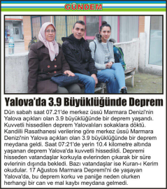 Yalova’da-3.9-Büyüklüğünde-Deprem