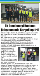 İlk-İncelemeyi-Hastane-Çalışmasında-Gerçekleştirdi