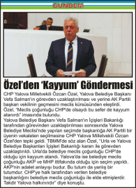 Özel’den-‘Kayyum’-Göndermesi