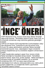 ‘İNCE’-ÖNERİ!