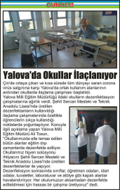 Yalova'da-Okullar-İlaçlanıyor