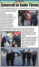 Çınarcık’ta-Sade-Tören