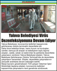 Yalova-Belediyesi-Virüs-Dezenfeksiyonuna-Devam-Ediyor