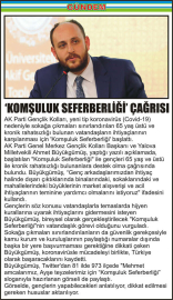 ‘KOMŞULUK-SEFERBERLİĞİ’-ÇAĞRISI