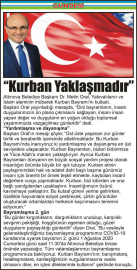 “Kurban-Yaklaşmadır”