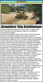 Armutdere-Yolu-Asfaltlanıyor