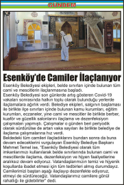 Esenköy’de-Camiler-İlaçlanıyor