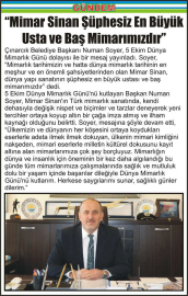 “Mimar-Sinan-Şüphesiz-En-Büyük-Usta-ve-Baş-Mimarımızdır”