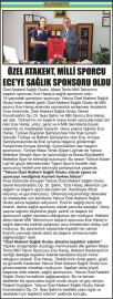 ÖZEL-ATAKENT,-MİLLİ-SPORCU-ECE’YE-SAĞLIK-SPONSORU-OLDU