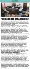 “ORTAK-AKILLA-BAŞARABİLİRİZ”