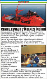 CEMRE,-ESVAGT-3’Ü-DENİZE-İNDİRDİ