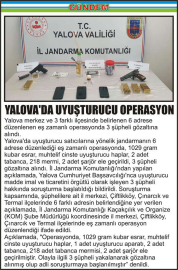 YALOVA'DA-UYUŞTURUCU-OPERASYON