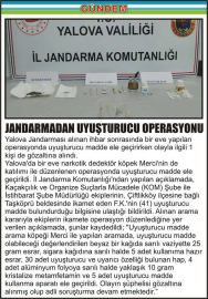 JANDARMADAN-UYUŞTURUCU-OPERASYONU