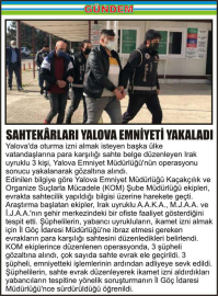 SAHTEKÂRLARI-YALOVA-EMNİYETİ-YAKALADI