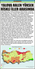 YALOVA_HALEN_YÜKSEK_RİSKLİ_İLLER_ARASINDA