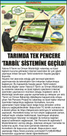 TARIMDA-TEK-PENCERE-‘TARBİL’-SİSTEMİNE-GEÇİLDİ
