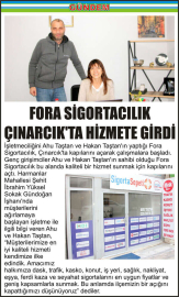 FORA-SİGORTACILIK-ÇINARCIK'TA-HİZMETE-GİRDİ