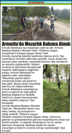 Armutlu’da_Mezarlık_Bakıma_Alındı
