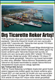 Dış-Ticarette-Rekor-Artış!