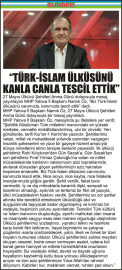 “TÜRK-İSLAM-ÜLKÜSÜNÜ-KANLA-CANLA-TESCİL-ETTİK”