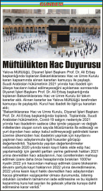 Müftülükten-Hac-Duyurusu