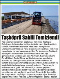 Taşköprü-Sahili-Temizlendi