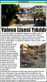 Yalova_Lisesi_Yıkıldı