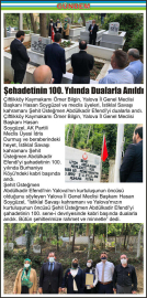 Şehadetinin-100.-Yılında-Dualarla-Anıldı