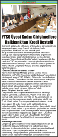 YTSO-Üyesi-Kadın-Girişimcilere-Halkbank’tan-Kredi-Desteği