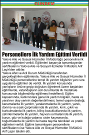 Personellere-İlk-Yardım-Eğitimi-Verildi