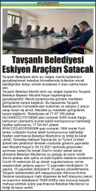 Tavşanlı_Belediyesi_Eskiyen_Araçları_Satacak