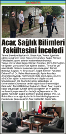 Acar,-Sağlık-Bilimleri-Fakültesini-İnceledi