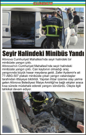 Seyir_Halindeki_Minibüs_Yandı