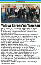 Yalova-Barosu’na-Taze-Kan