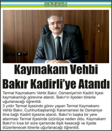 Kaymakam-Vehbi-Bakır-Kadirli’ye-Atandı