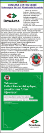 DOWAKSA DESTEK VERDİ Yalovaspor Futbol Akademisi kuruldu