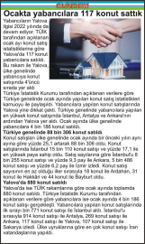 Ocakta yabancılara 117 konut sattık