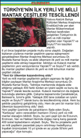 TÜRKİYE’NİN İLK YERLİ VE MİLLİ MANTAR ÇEŞİTLERİ TESCİLLENDİ