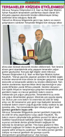 TERSANELER KRİZDEN ETKİLENMEDİ