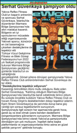 Serhat Güvenkaya şampiyon oldu