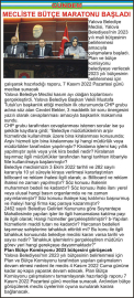 MECLİSTE BÜTÇE MARATONU BAŞLADI