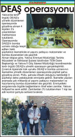 Yalova'da DEAŞ operasyonu